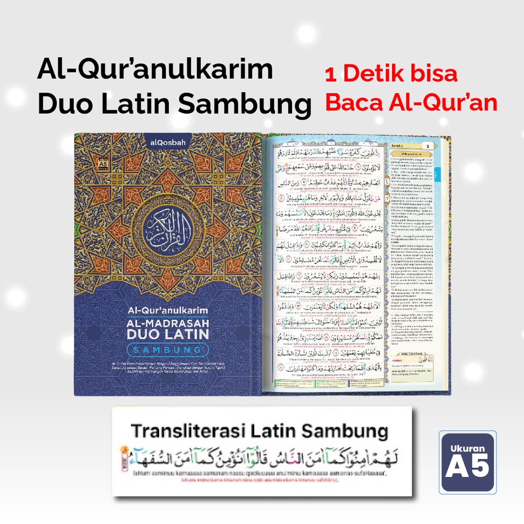 Al- Qur'anulkarim Duo Latin Sambung A5