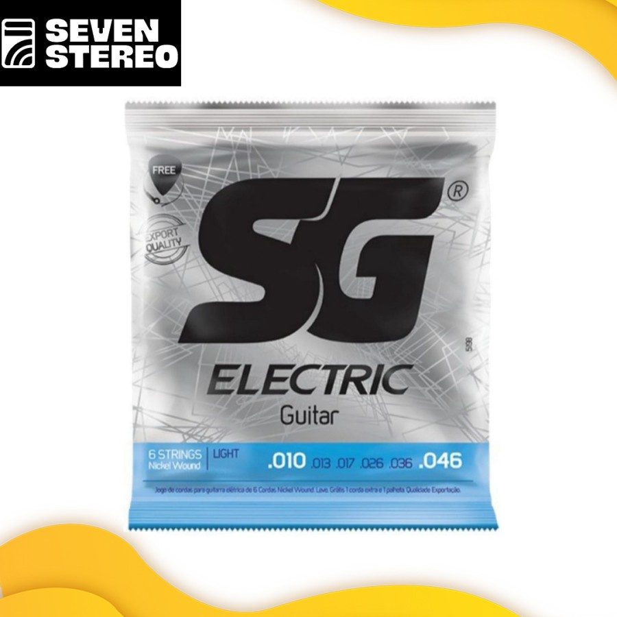 SG String 5198 Nickel Electric Guitar String 10-46 Senar Gitar
