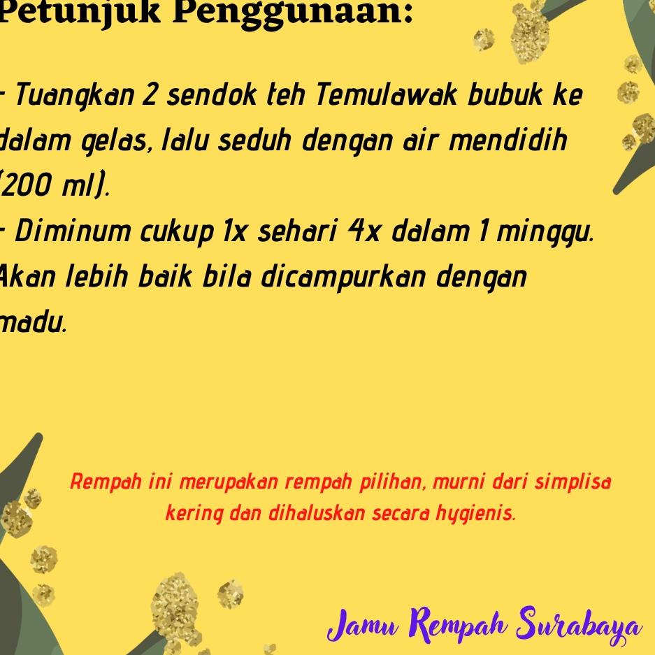 

GRATIS ONGKIR✅COD Serbuk / Bubuk Temulawak Asli Dan Murni 100% , Kemasan 1kg - Surabaya|SQ9