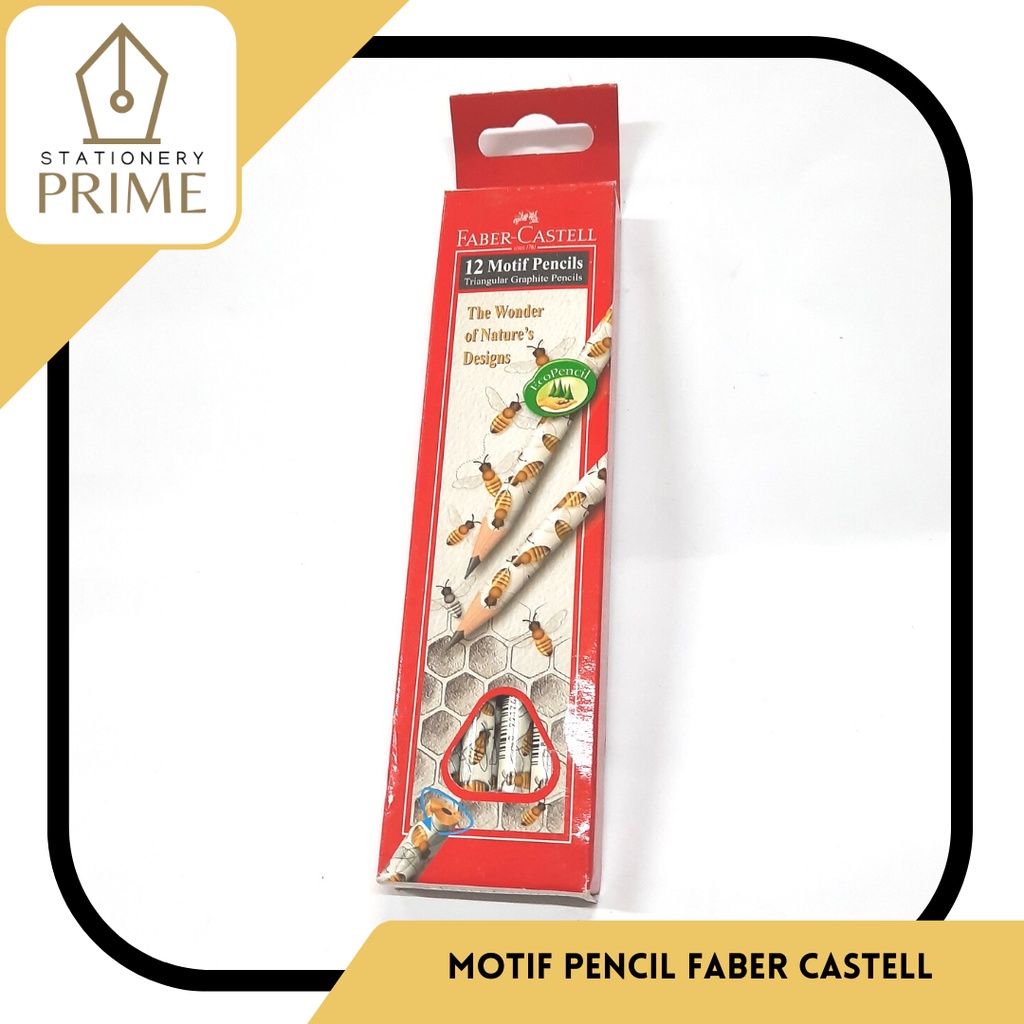 

Pensil 2B Motif Faber Castell Segitiga ( isi 12 pcs )