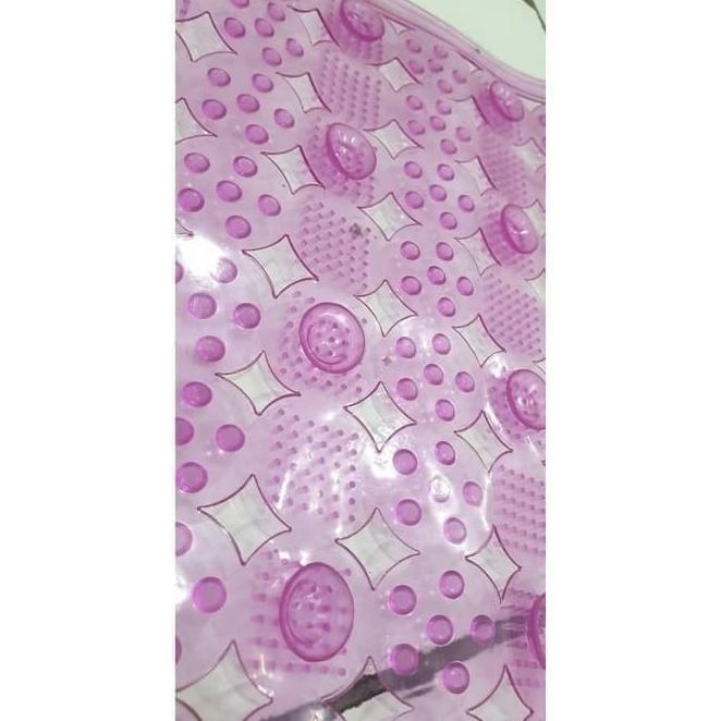 (Serba Serbi}Keset Dapur Anti Slip Bathtub Massage Lantai Pvc Bath Mat Clear / Alas Lantai Kamar Mandi Anti Licin