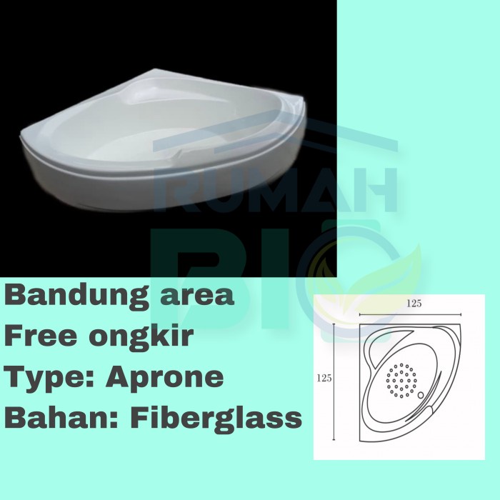 Tubb Bathtub Sudut Aprone