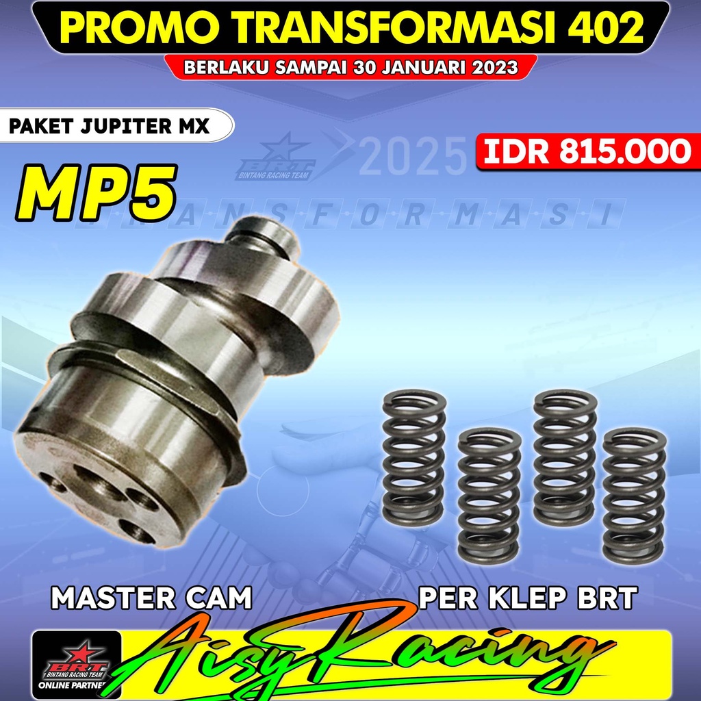 promo 402 Paket Noken As BRT MP5 Per Kopling Yamaha Jupiter MX VIXION OLD / NVL / NVA / R15 / MX KIN