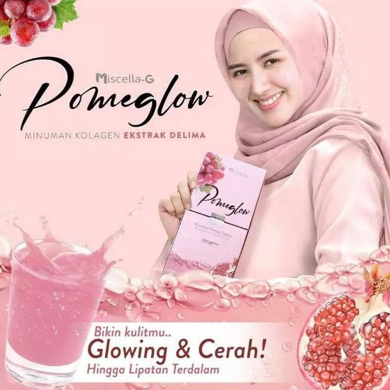 

(Z-U3U❤) POMEGLOW (Beli 1 Gratis Pouch & Masker Organik) ORIGINAL 100% MINUMAN COLAGEN KOLAGEN POMEGLOW terviral