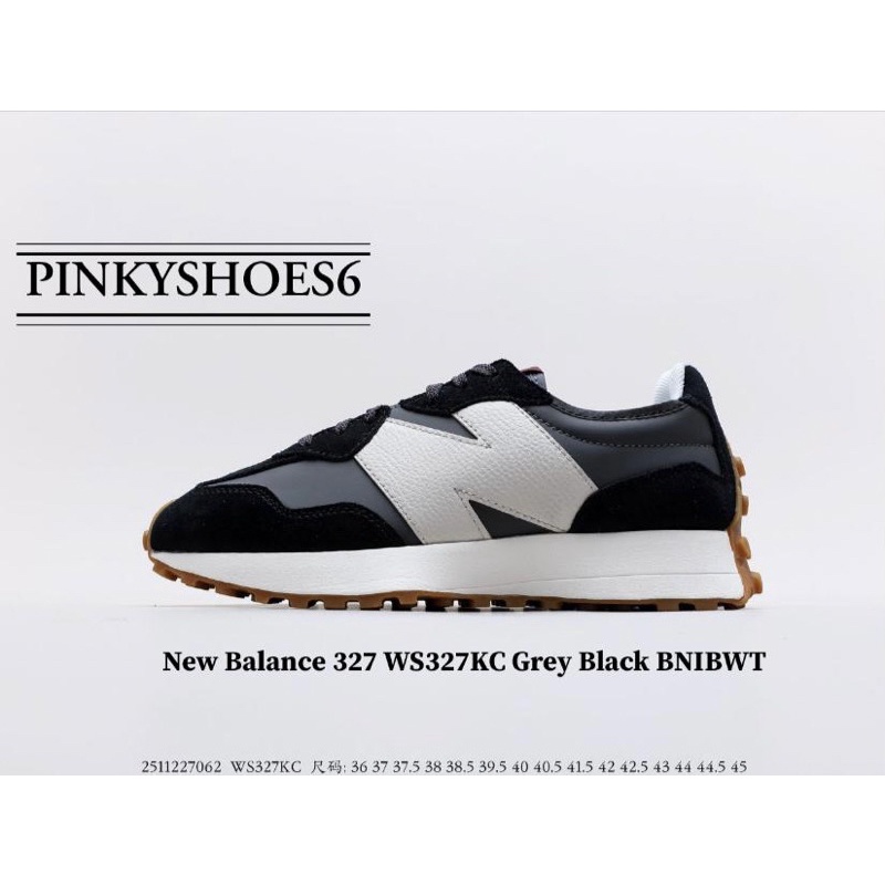Jual Sepatu New Balance 327 WS327KC Grey Black BNIBWT | Shopee Indonesia