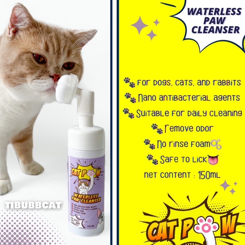 CATPOW Waterless Paw Cleanser Pembersih Kaki Anjing Kucing Kelinci Tanpa Air