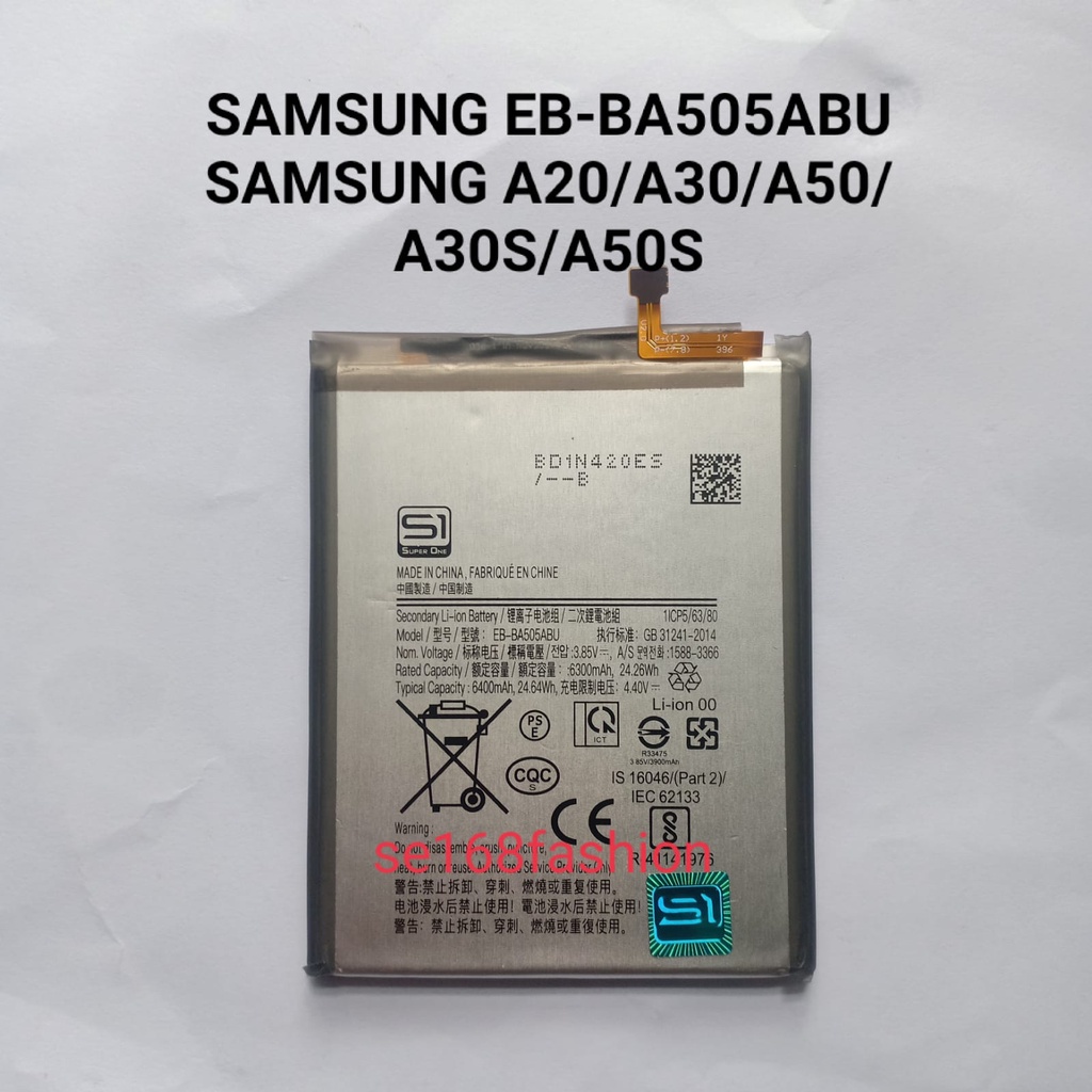 Baterai Samsung A20 A30 A50 A30s A50s EB-A505ABU DOUBLEPOWER Batre Batere Battery