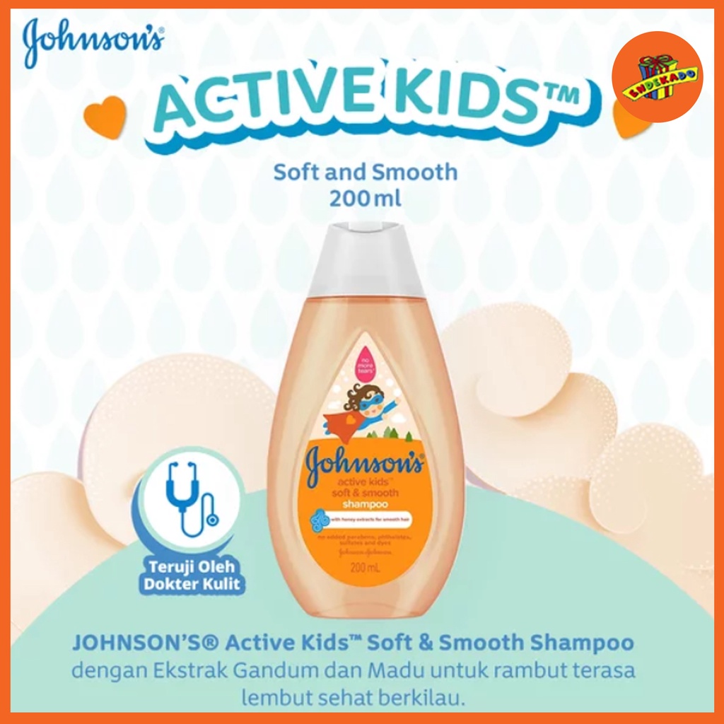 Johnson's Active Kids Soft &amp; Smooth Shampoo Girl