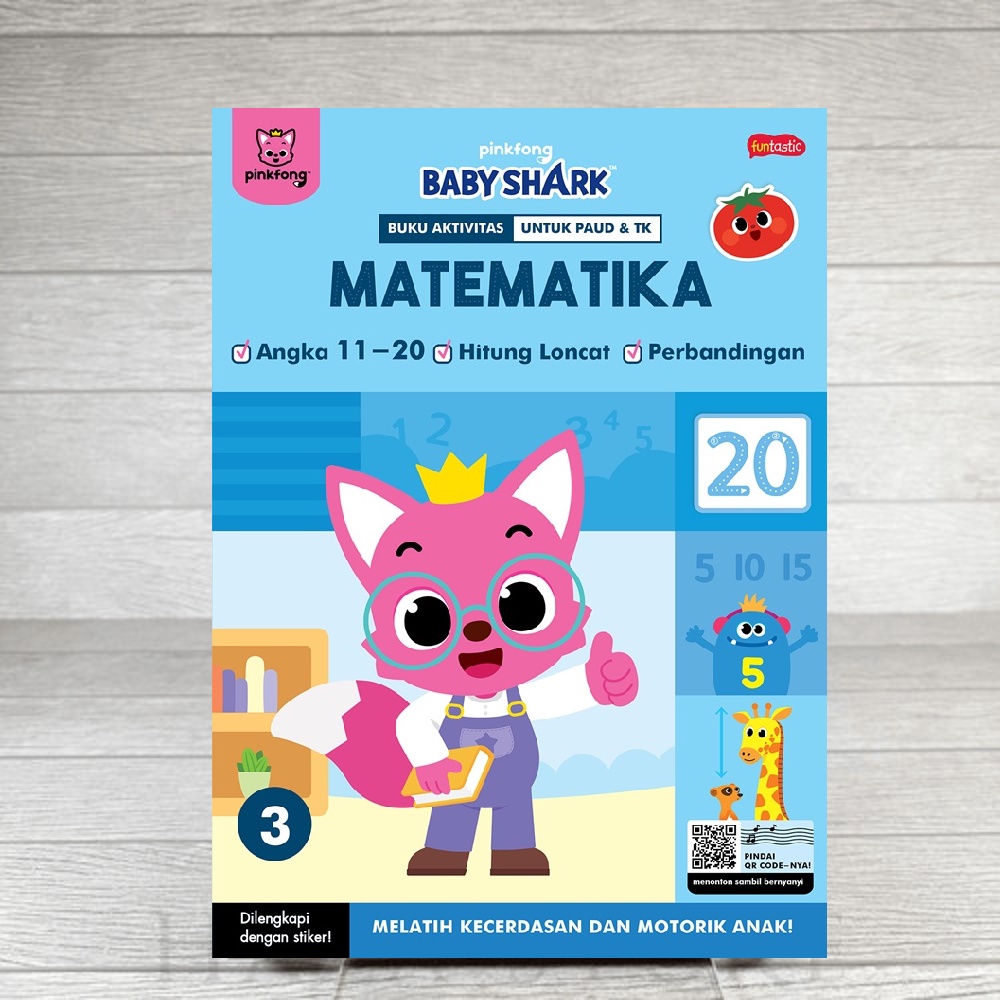 Pinkfong Baby Shark - Pinkfong Baby Shark - Buku Aktivitas Matematika 3