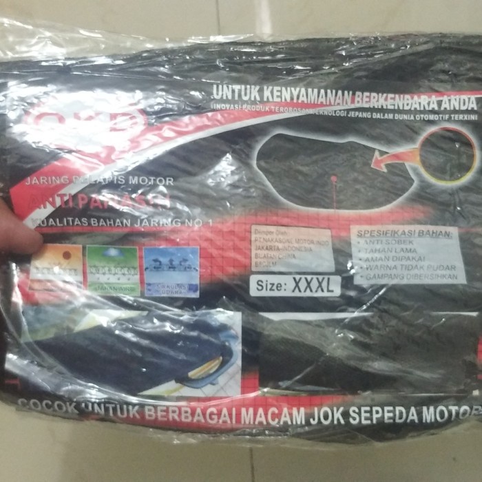 SARUNG COVER JARING JOK MOTOR NEW PCX ANTI PANAS CAKARAN KUCING