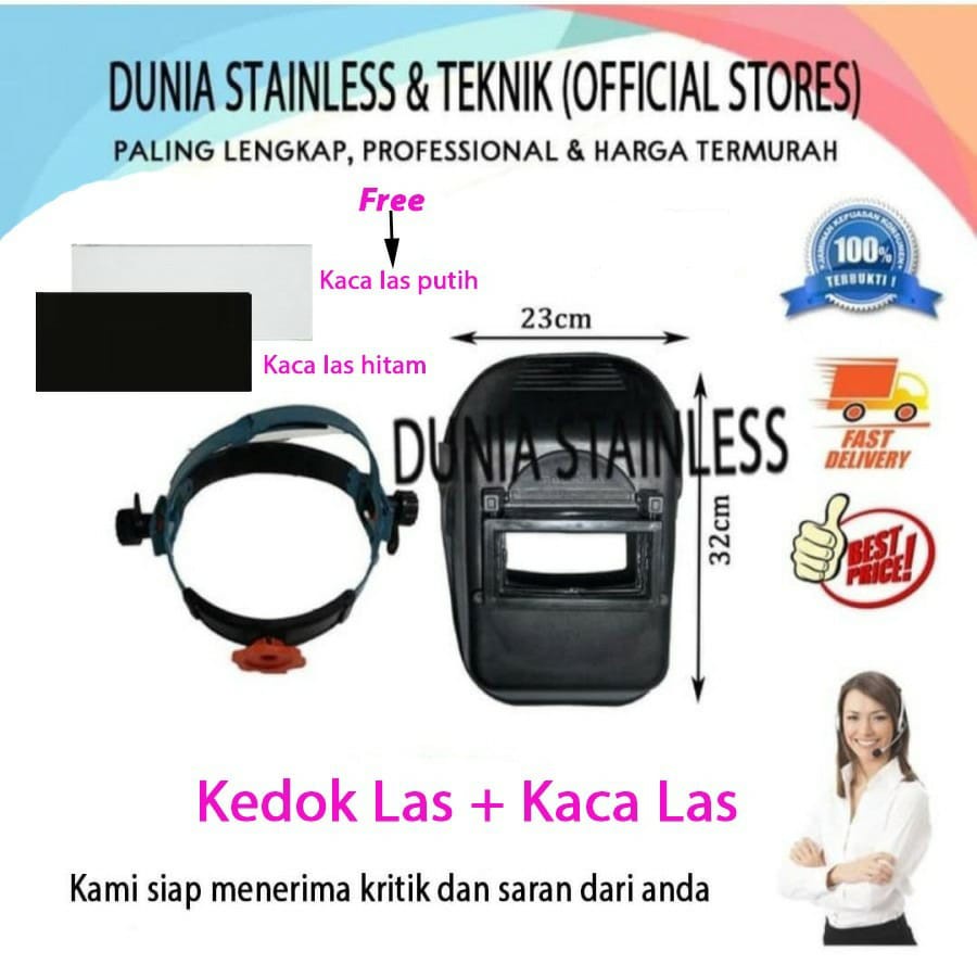 kedok las kepala travo argon besi alat alat teknik bangunan bengkel las aksesories stainless steel