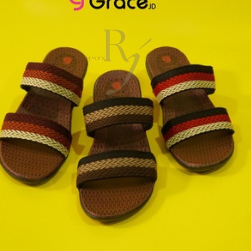 ❆ GRACE [RAJUT BAN 2] Sandal Cewek Turki/ Sandal Wanita Rajut/ Sandal Tali Ban 2/ Rajut ban 2 り