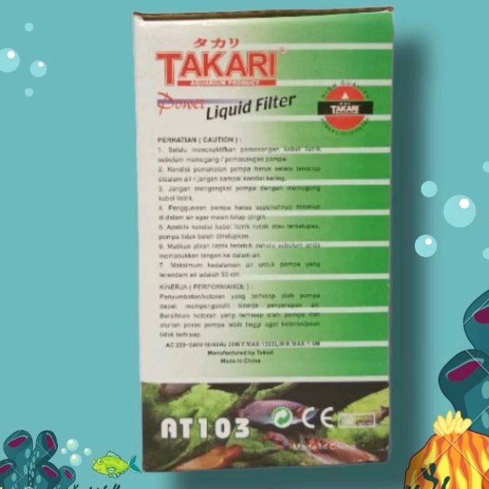 PROMO MURAH Pompa Kolam Aquarium Aquascape TAKARI AT 103