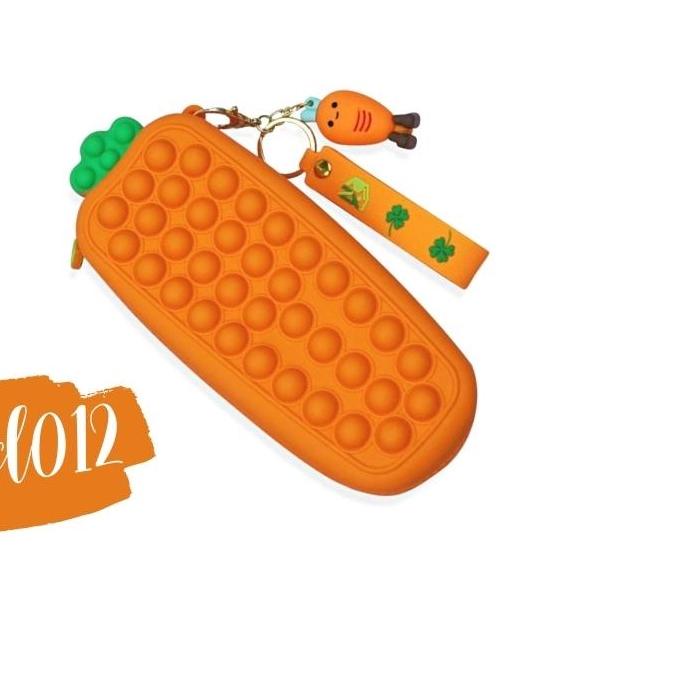 

Pasti Ada ♖ TEMPAT PENSIL SEKOLAH ANAK TK/SD PENCIL CASE POP IT SILIKON BENTUK WORTEL BD012..
