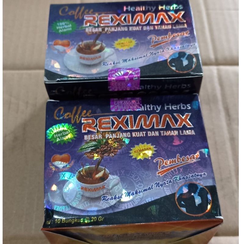 10 SACHET KOPI REXIMAX ORI REXIMA X ori laki penambah stamina pria kuat tahan lama