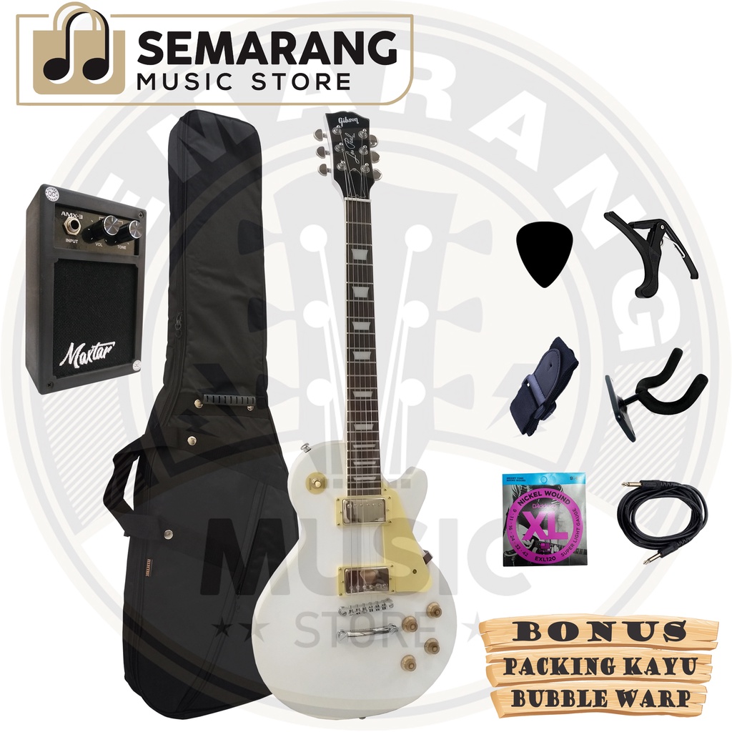 Gitar Elektrik Gibson Les Paul White Beauty