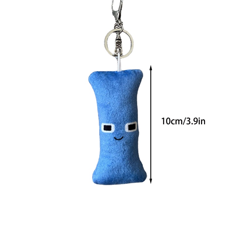 Alphabet Lore Plush Pendant Doll Keychain Toys Baby Educational Toy Home Decor Xmas Gift Pendant Cosplay Props Toys Key Chain Keyring