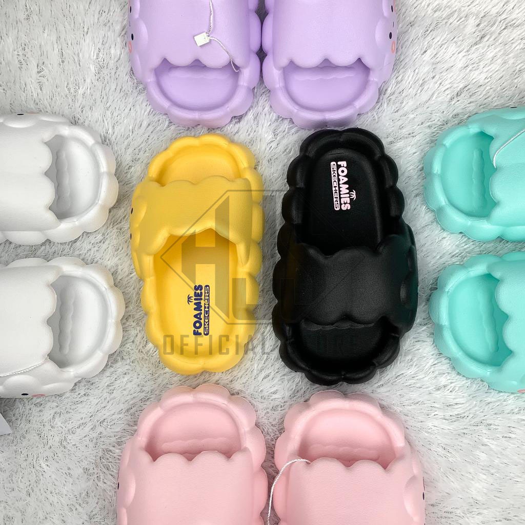 Sandal Selop Anak Perempuan Cloud Awan Korean Style Eva Ringan Terbaru Slip On Jelly Cute Kekinian