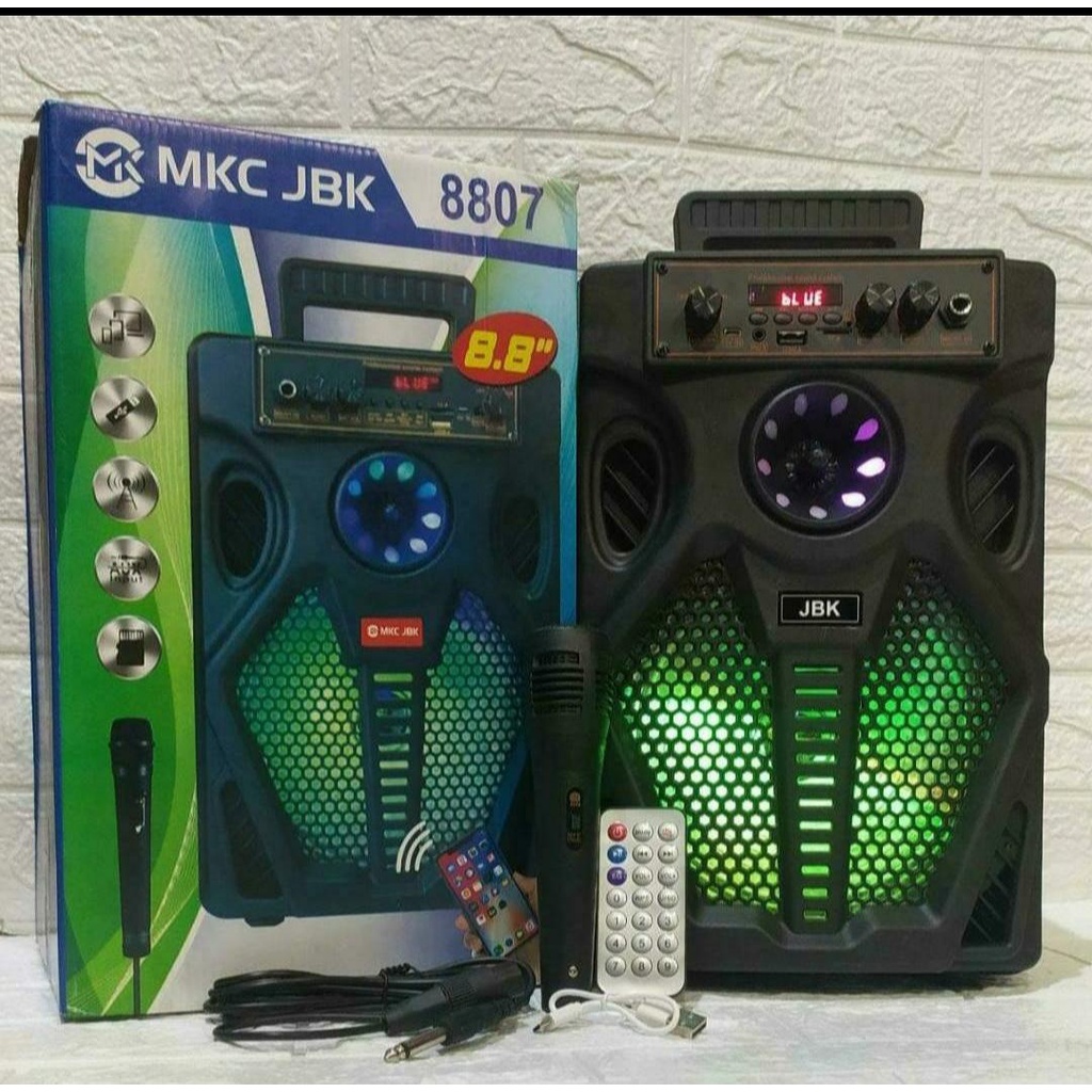Speaker Bluetooth Portable 780 Series 8.5 Inch Free Micropone Kimiso Dan Brain Power