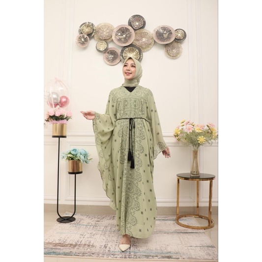 NEW KAFTAN CERUTY MOTIF PREMIUM MEWAH/KAFTAN PESTA MEWAH