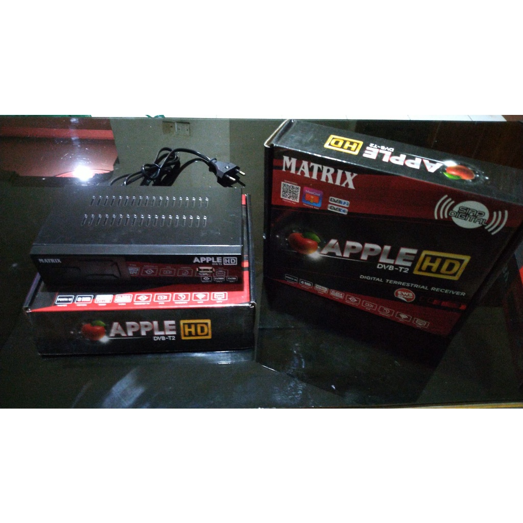 Set Top Box Matrix Apple Merah
