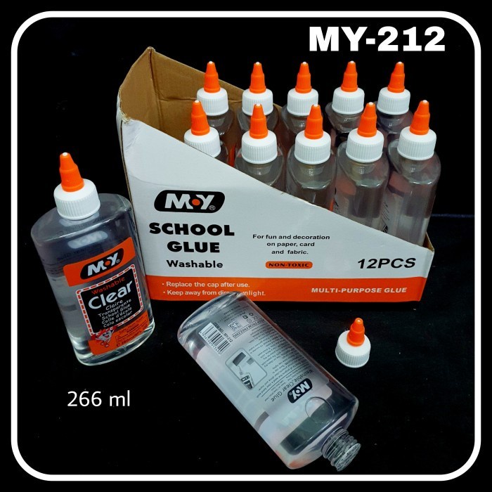 

PRO Lem Kertas 266ml MY-212 / Lem Anak Sekolah
