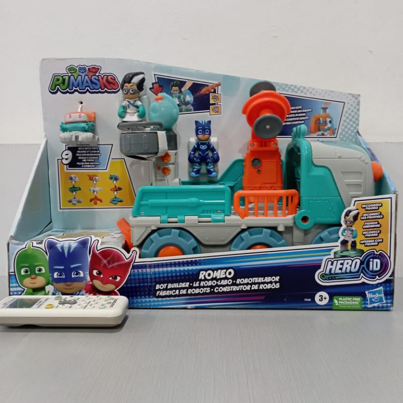 ori original hasbro pj masks romeo bot builder mask pre school toys toy mainan anak tk paud montessori hadiah kado ultah cowok cewek laki perempuan lab set gift present boy girl natal imlek edu edukasi hero id
