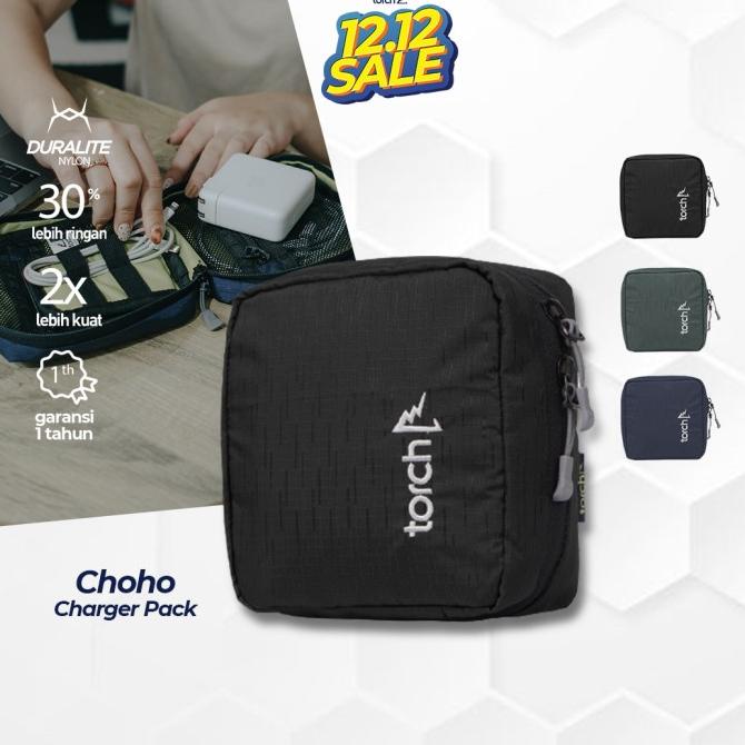 Torch Pouch Kabel Charger Handsfree - Travel Pouch Organizer Choho