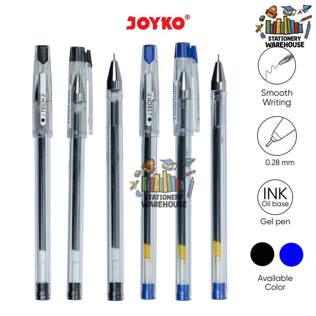 

Gel Pen Pulpen Pena Joyko GP-266 iTech 2 0.28 mm
