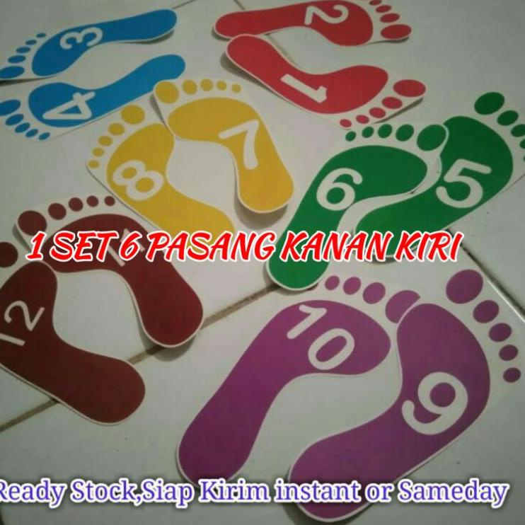 

[X-8]Y »] STIKER TAPAK KAKI TANGAN MOTORIK ANAK-super keren