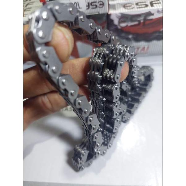 Rantai Keteng Kamprat Tiger ESF Empat Lapis 102 mata  3×4-102L ESF