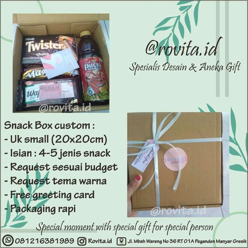 

Snack box custom