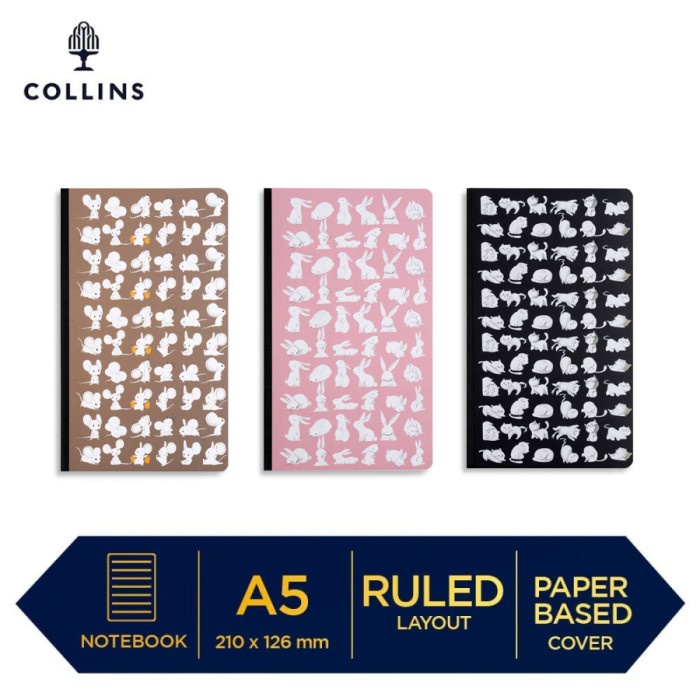 

Pad Collins Notebook Mia A5 Slim Ruled Buku Agenda Jurnal Planner Journal