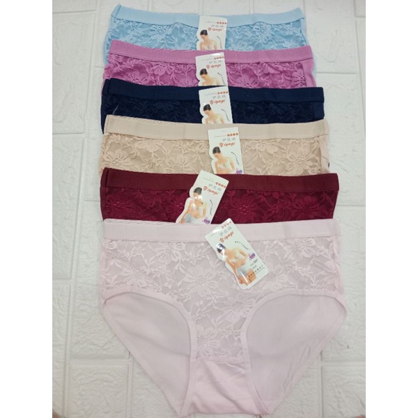 Celana dalam renda cantik all size bahan lembut bisa melar cantik banget (CD YIYAGI)