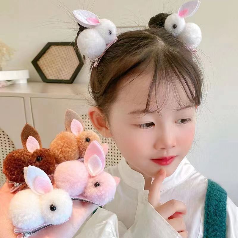 Jepit Rambut Korea Kelinci Rabbit Hair Accessories Untuk Anak Perempuan - SH2011