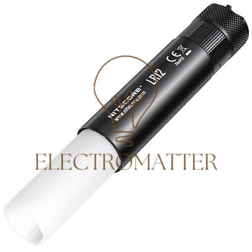 NITECORE Senter 2in1 Design Lipstick CREE XP-L HD V6 1000 Lm - LR12