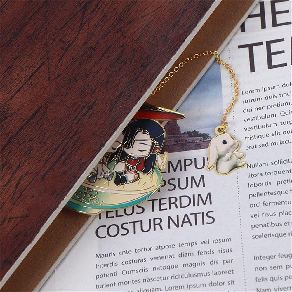 Lanfy Bookmark Anime Kartun Siswa Kertas Budidaya Setan Wei Wuxian Lan Wangji Cilp