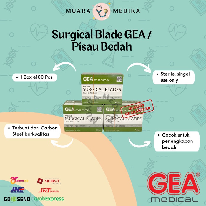 Jual Surgical Blade Gea Pisau Bedah Gea Shopee Indonesia