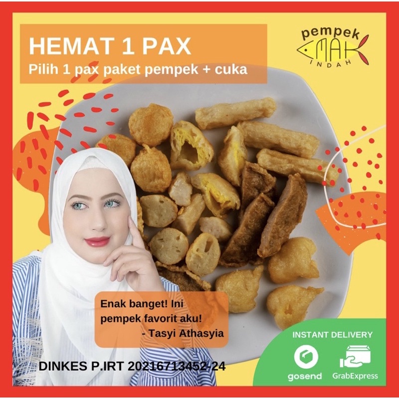 

[BEST SELLER] PEMPEK EMAK INDAH - Pempek ASLI PALEMBANG Emak Indah 1 PAX