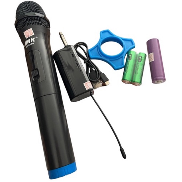 MIC WIRELESS  UHF JK-887G MERK JMK GRATIS GELANG MIC DAN BATERAI