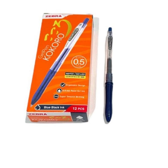 

OD0❊ Pulpen Zebra Sweet Gel Kokoro 0.5mm ( 1pak/12pcs ) TREN MASA KINI