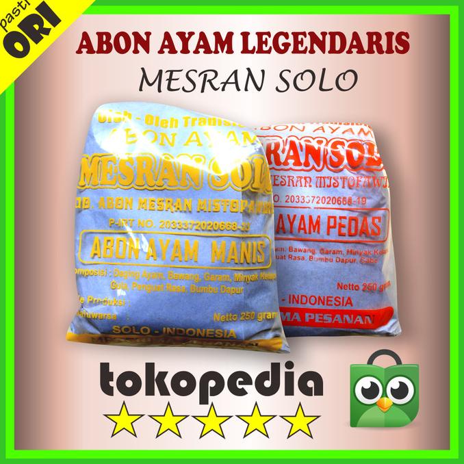 

[COD] Abon Ayam Mesran Solo - Abon Mesran Solo - Abon Ayam Asli Mesran Solo