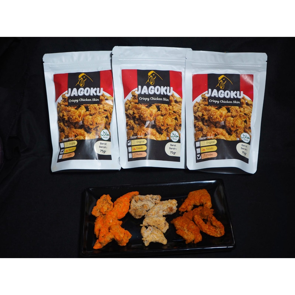 

JAGOKU - Kripik Kulit Ayam 60 gram NW SUMBER GIZI