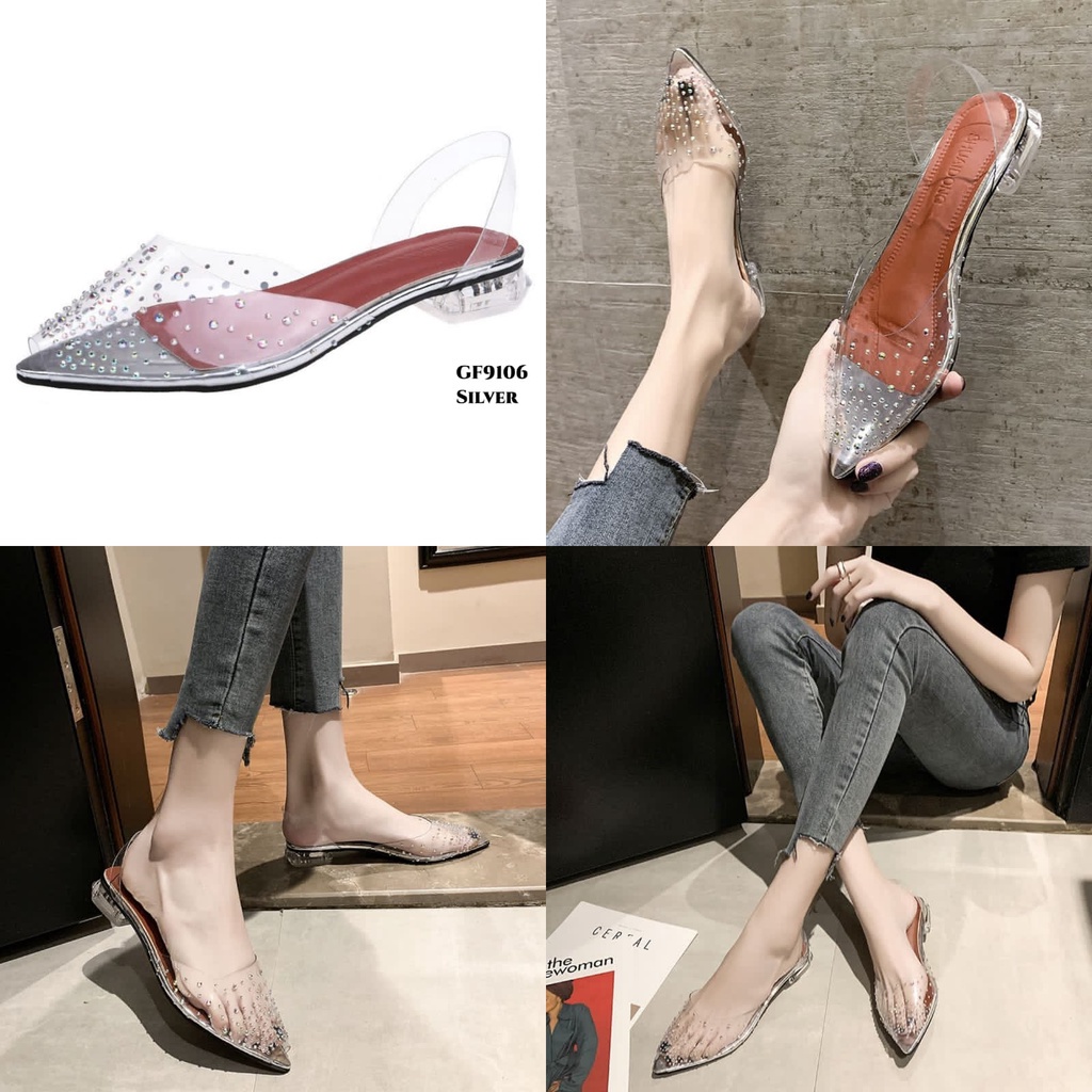 PRF Flat Shoes Swarozky Transparant Fashion GF9106