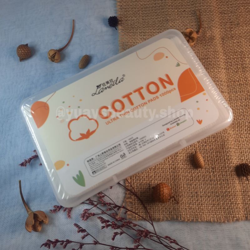 Super Soft Cotton Pad Kapas Wajah Tipis isi 1000 Pcs/Kapas Wajah Silcot