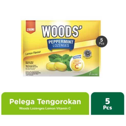 

Woods Lozenges LEMON VIT C 1X15SCH