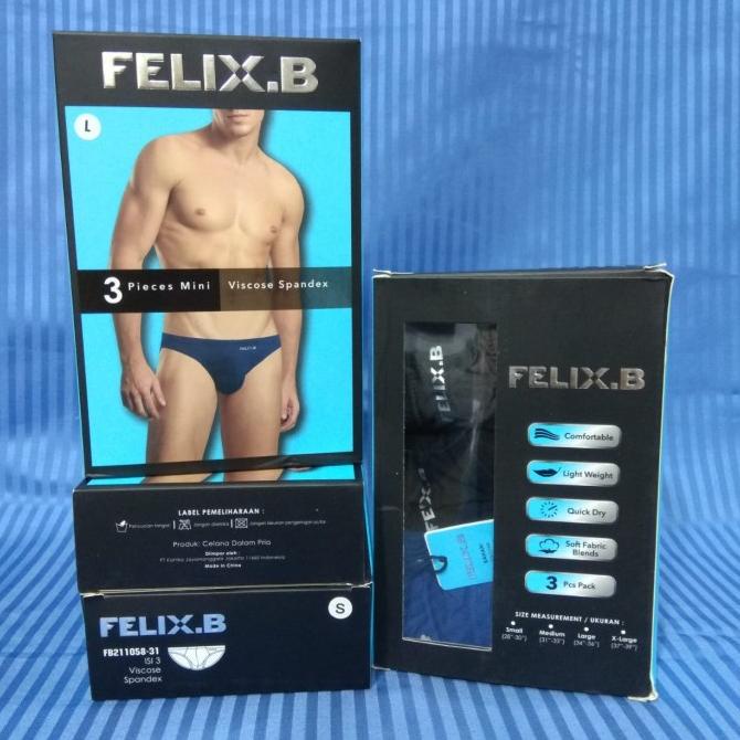 CD PRIA MINI FELIX.B VISCOSE SPANDEX KARET KECIL FB 211058 ISI 3