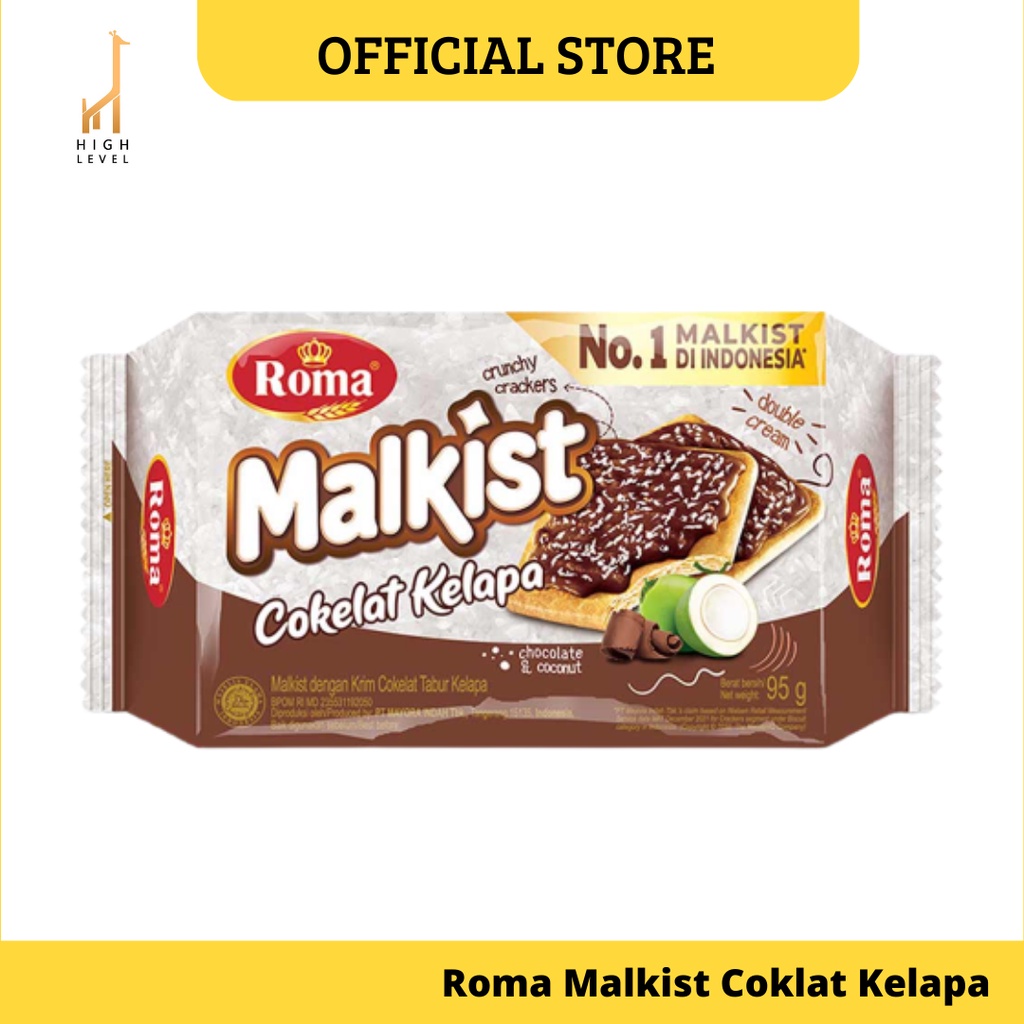 

Biskuit Roma Malkist Coklat Kelapa 95 gr