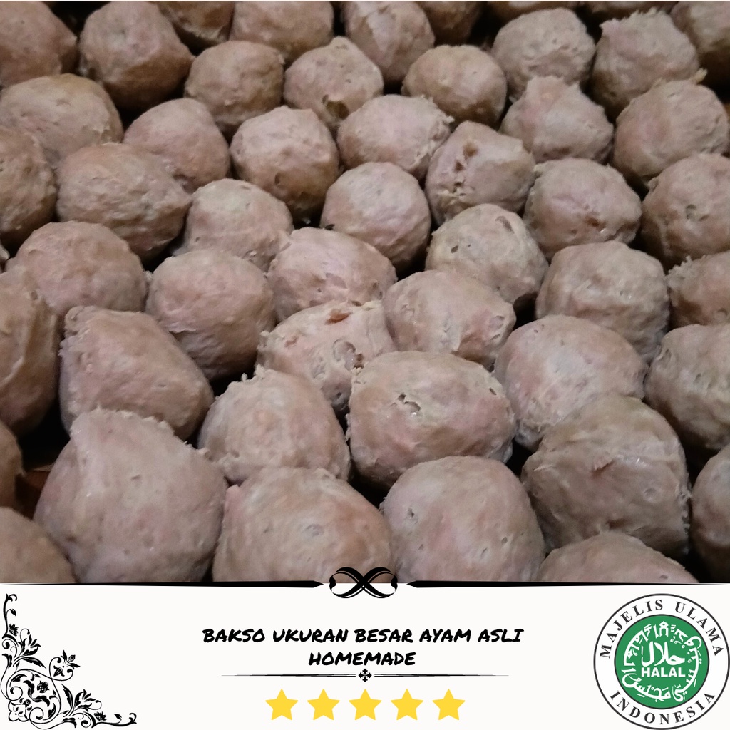 

Bakso Besar Ayam Asli Homemade 100%