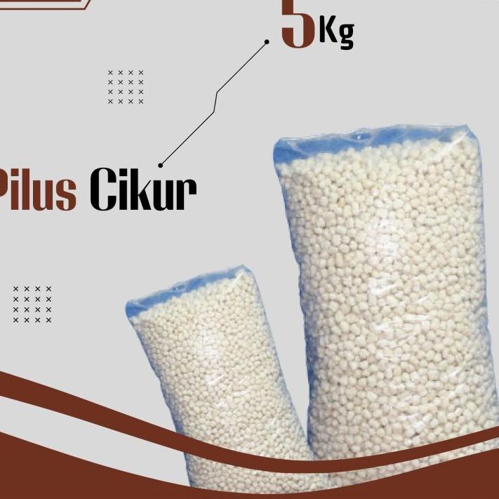 

Barang Baru Pilus Cikur 5 Kg (BALL) Pilus Topping Baso Aci,,,